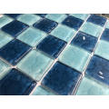 10mm Thickness Natural Flat Pebbles Glass River Stone Mosaic